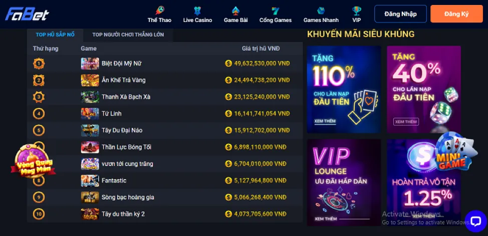 Chương trình VIP độc quyền của IP88