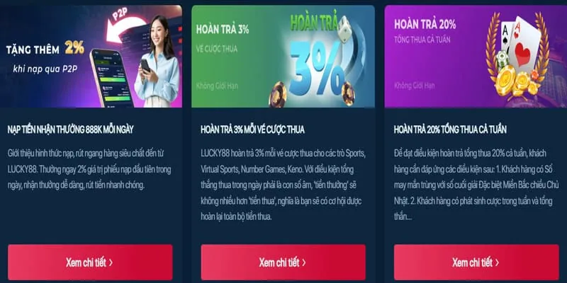 Ưu đãi nạp tiền qua ứng dụng IP88